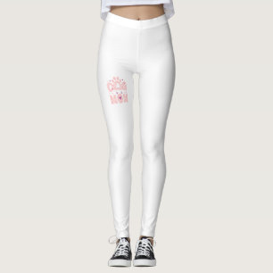 Minimal DOG MOM Monogram Leggings