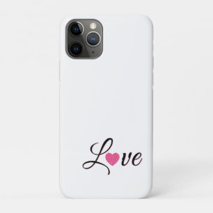 Minimal Dotted Heart Design iPhone 11 Pro Case