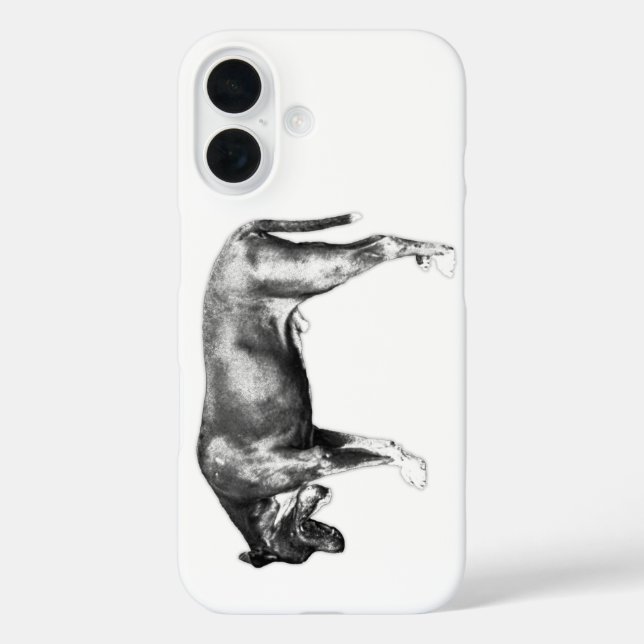 Minimal Drama – Open-Jaw Silhouette Case-Mate iPhone Case (Back)