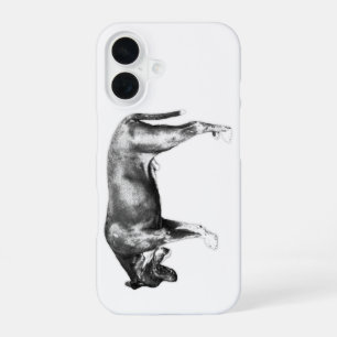 Minimal Drama – Open-Jaw Silhouette iPhone 16 Case