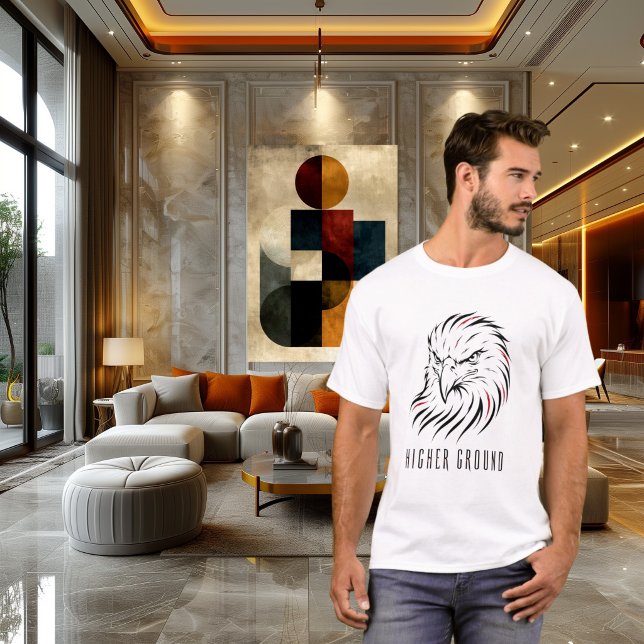 Minimal Eagle Line Art T-Shirt (Creator Uploaded)