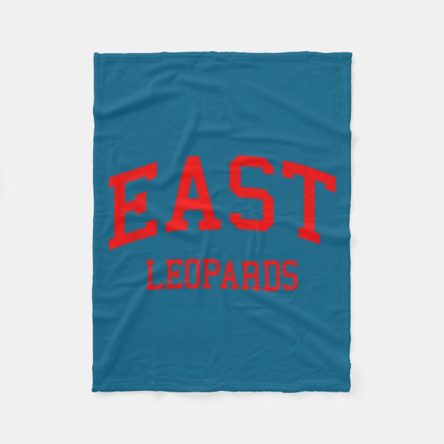 Minimal East High School Hs Salt Fleece Blanket (Front)