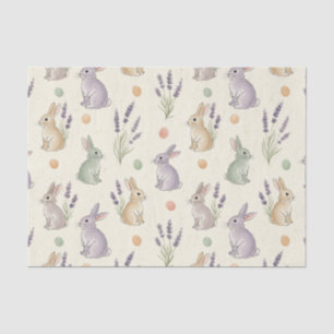 Minimal Easter Bunny Pastel Spring Pattern (1) Tissue Paper