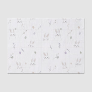 Minimal Easter Bunny Pastel Spring Pattern (3) Tissue Paper