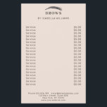 Minimal elegant Augenbrauen Flyer<br><div class="desc">Personalisierbarer Flyer mit Augenbraue Illustration.Perfekt für Augenbrauen & Makeup Artisten, Friseure und Kosmetiker. Editiere dein Produkt in Minuten in dem Du deine Daten hinzu fügst. Über "weiteres personalisieren" kannst Du die Schriftart/Farbe/Position verändern.</div>