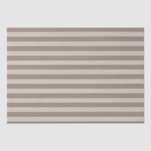 Minimal Elegant Beige Grey Stripes Tissue Paper