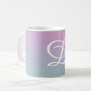 minimal elegant Colourful gradient retro pattern Coffee Mug