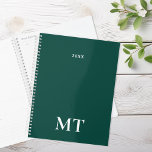 Minimal Elegant Monogram Planner<br><div class="desc">Minimal Elegant Monogram Planner. Personalise with year and monogram intials.</div>