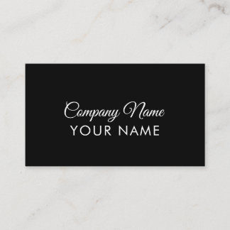 Minimal Elegant professional Business Card