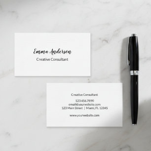 Minimal Elegant Professional Business Card