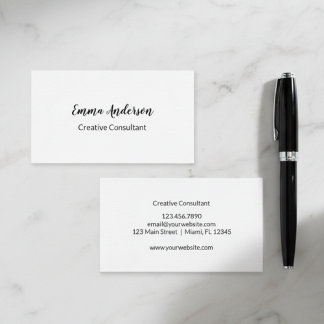 Minimal Elegant Professional  Business Card