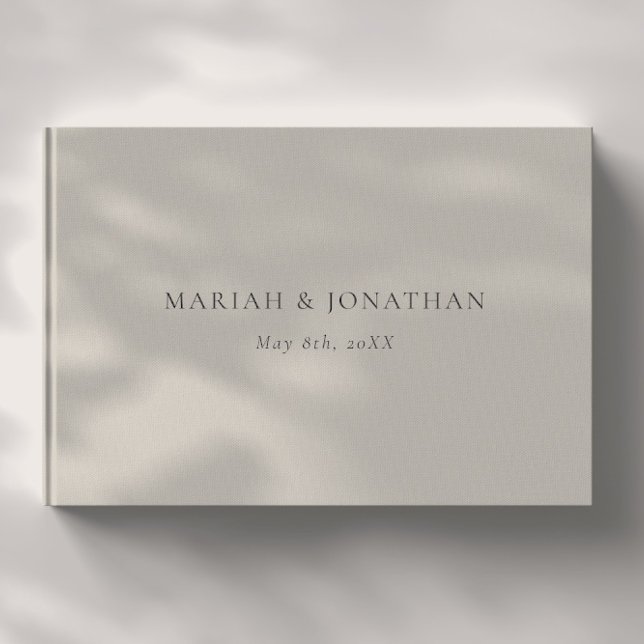 Minimal Elegant Reception Wedding Guest Book (Creator Uploaded)