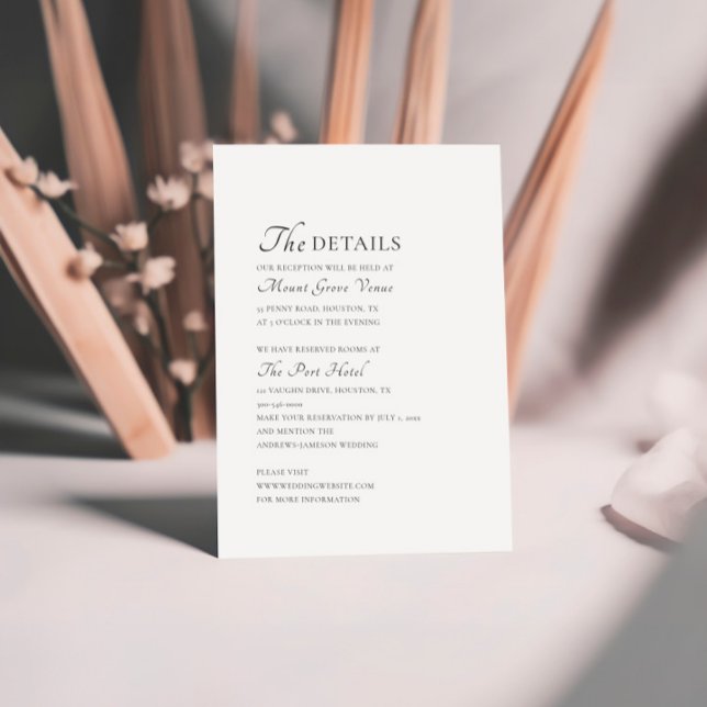 Minimal Elegant Script Details  Enclosure Card (Creator Uploaded)