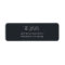 Minimal Elegant Stylish Black Return Address