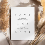 Minimal Elegant Typography Wedding Save the Date<br><div class="desc">Minimal Elegant Typography Wedding Save the Date</div>