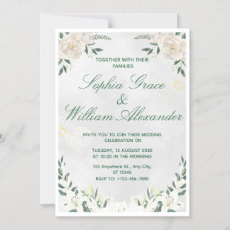 Minimal Elegant Wedding Invitation