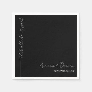 Minimal Elegant Wedding Napkin