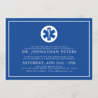 Minimal EMT Graduation | Retirement Invite