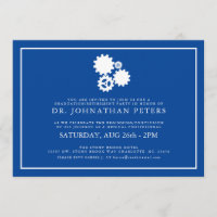 Minimal Engineer Graduation|Retirement Invitation