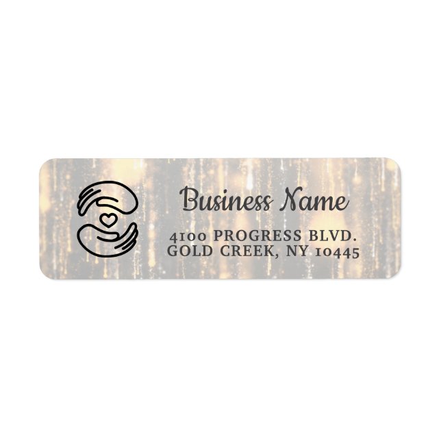 Minimal Etsy / Handmade Shop Packaging Label  (Front)