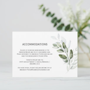 Minimal Eucalyptus Enclosure Cards