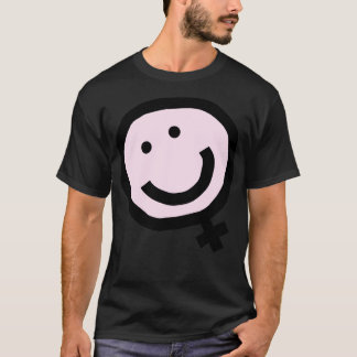 Minimal Feminism Female Smile T-Shirt