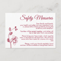 Minimal floral orchids modern safety measures