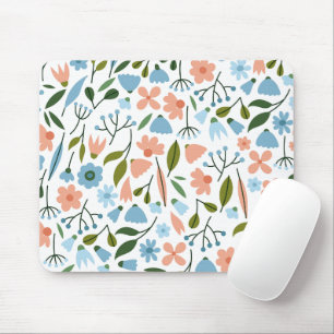 Minimal Floral Spring Mouse Mat