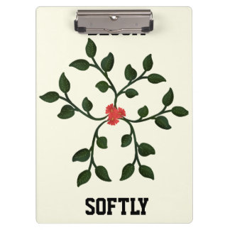 Minimal Floral Vine | Elegant botanical Design Clipboard