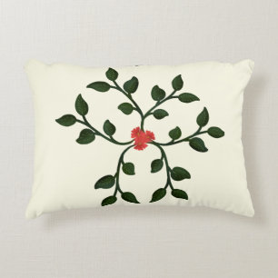 Minimal Floral Vine Elegant botanical Design Decorative Cushion