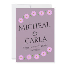 Minimal floral wedding