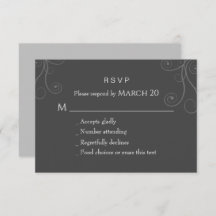 Minimal Flourishes RSVP