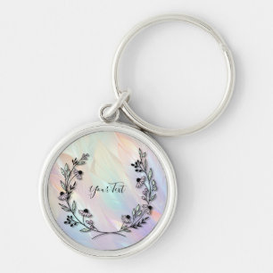 Minimal Flower Keychain