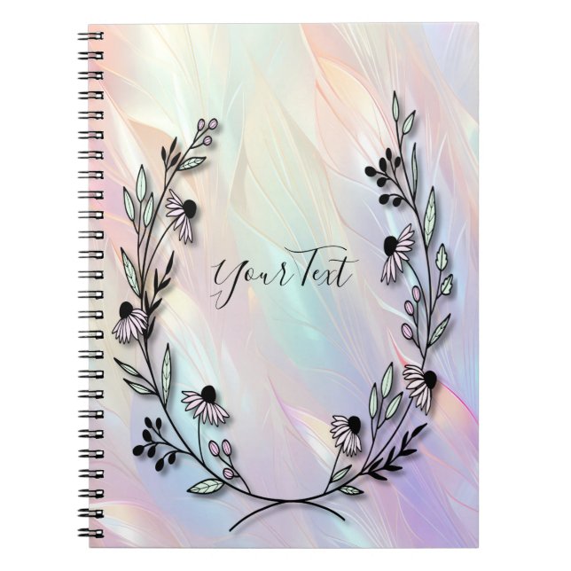 Minimal Flower Notebook (Front)