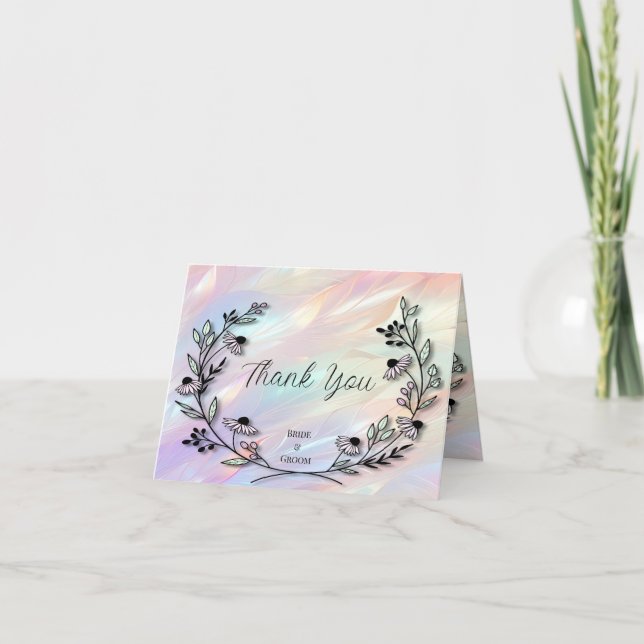 Minimal Flower Thank You Card (Front)