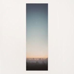 Minimal Forest Dawn Yoga Mat