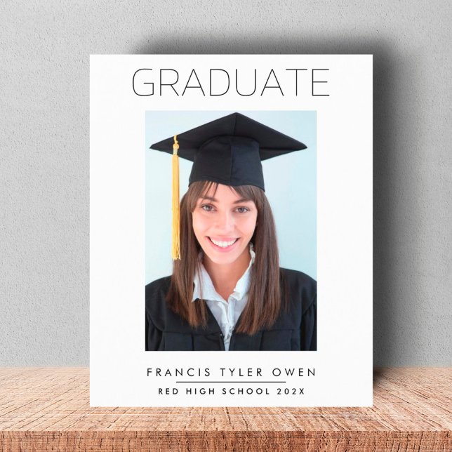 Minimal Frame 2024 GRADUATE High School Photo Anno (Creator Uploaded)