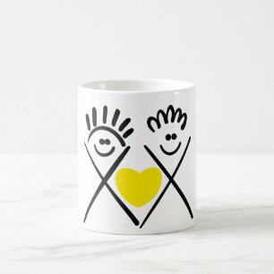 Minimal Friends – Line Art  Magic Mug