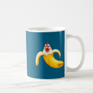 Minimal Funny Chicken Lovers Banana Boys Coffee Mug