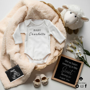 Minimal Gender-Neutral Pregnancy Announcement