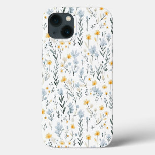Minimal Gentle Colourful Garden Wildflowers Nurser iPhone 13 Case