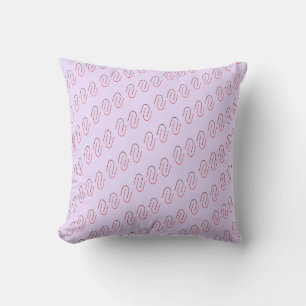 Minimal Geometric Abstract Line Pattern Cushion