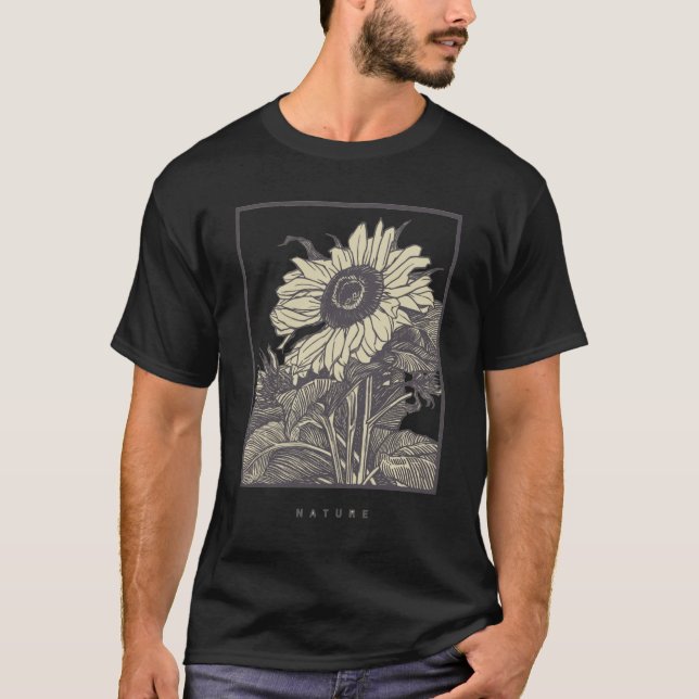 minimal, geometric, abstract, modern, design,  T-Shirt (Front)