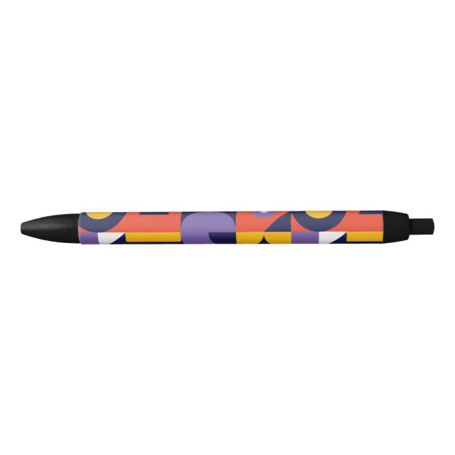 Minimal geometric  black ink pen (Front)