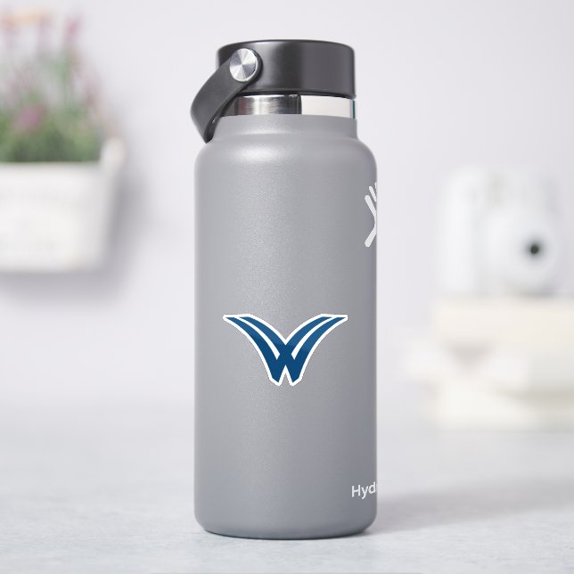 Minimal Geometric Creative Letter V Monogram (HydroFlask)