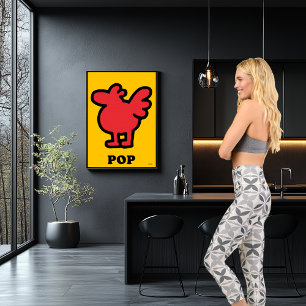 Minimal Geometric Tile Pattern – Custom Activewear Capri Leggings