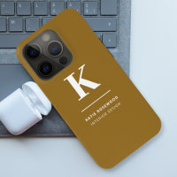 Minimal Gold Elegant Sophisticated Luxe Monogram
