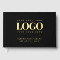 Minimal Gold Foil Business Company Custom Logo