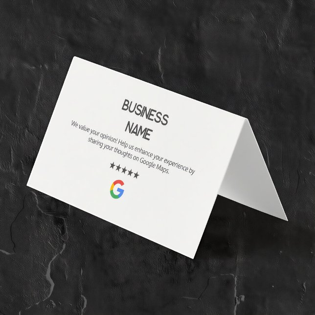 Minimal Google Review Cards (Google Business Profile Cards)