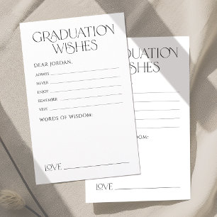 Minimal Graceful Elegance Graduate advice & wishes